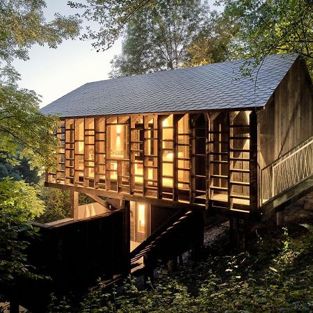 Hutstuf The Beaver & Private Outdoor Spa لاروش ان اردين المظهر الخارجي الصورة