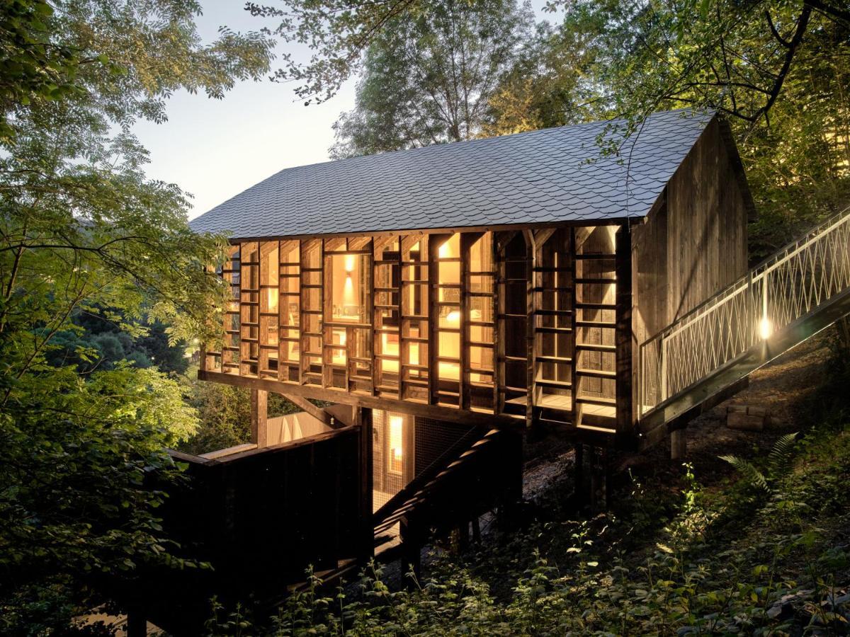 Hutstuf The Beaver & Private Outdoor Spa لاروش ان اردين المظهر الخارجي الصورة